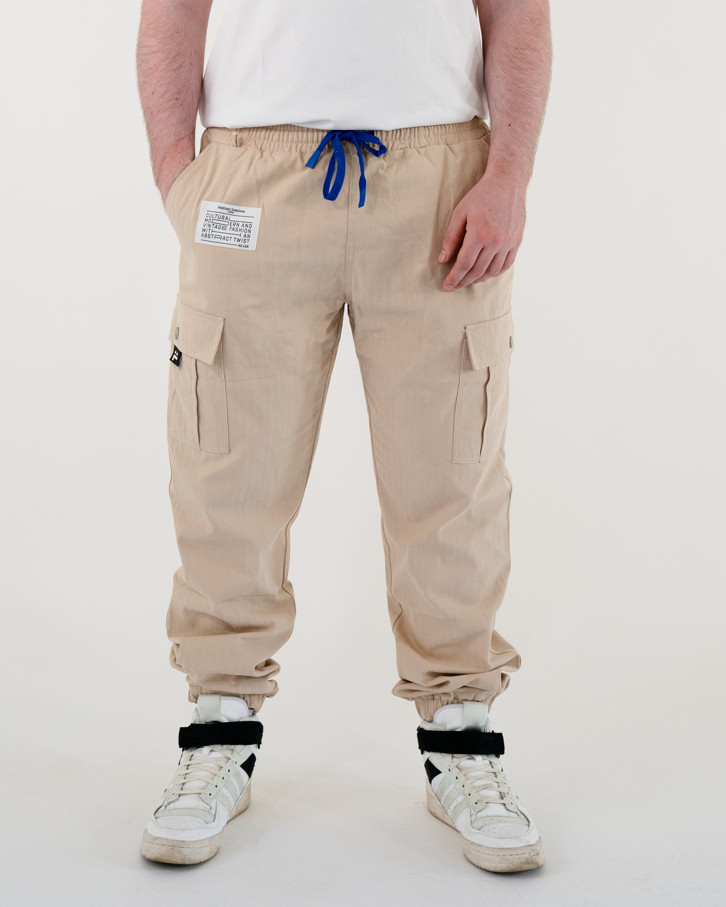 Herringbone Cargo Pant Sand